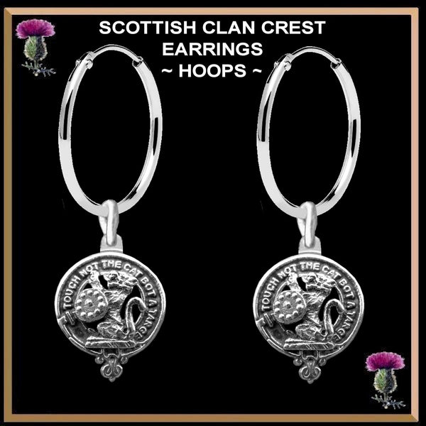 MacBain Clan Crest Earrings