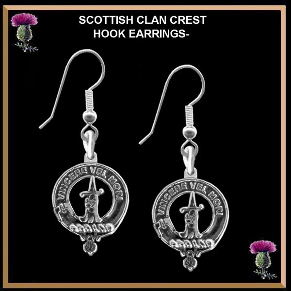 MacDowell Clan Crest Earrings