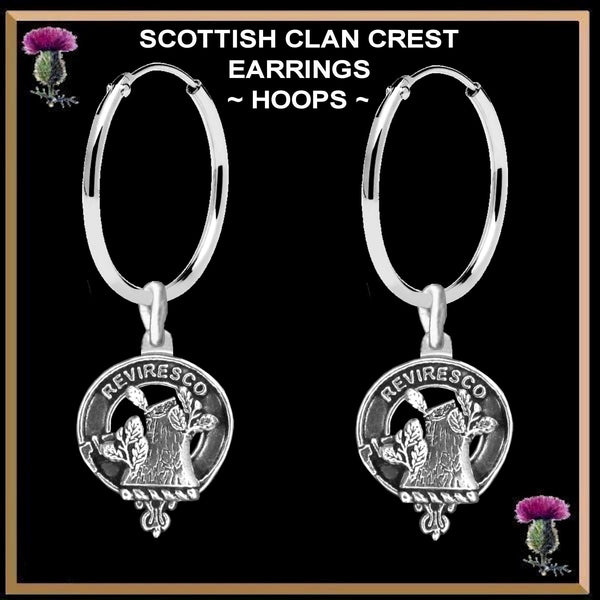 MacEwen Clan Crest Earrings