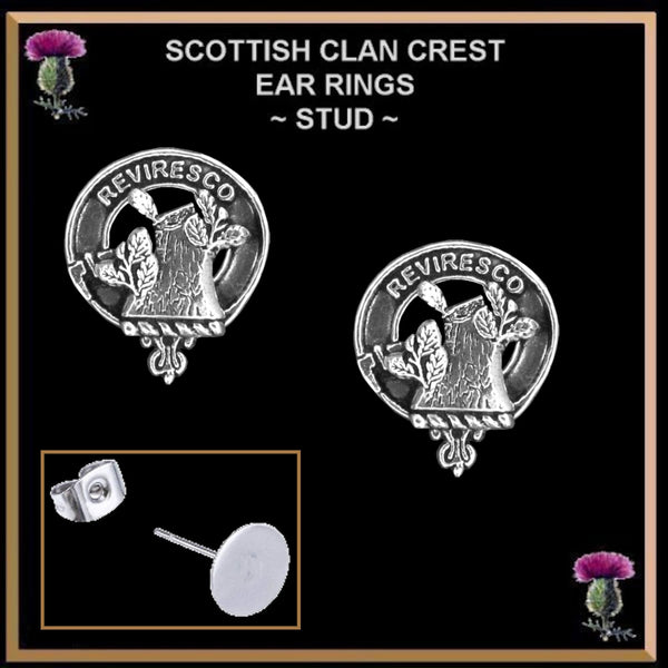 MacEwen Clan Crest Earrings