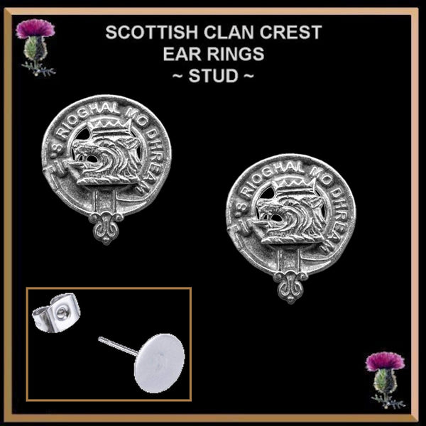 MacGregor Clan Crest Earrings