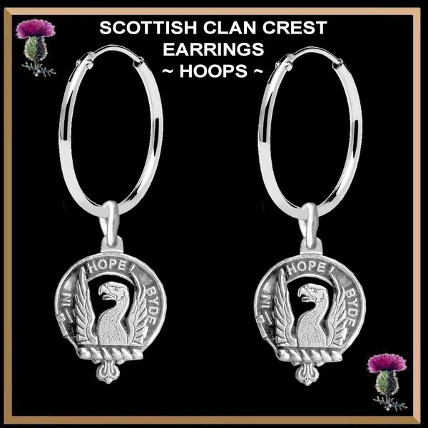MacIain Clan Crest Earrings