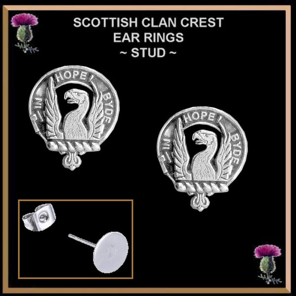 MacIain Clan Crest Earrings