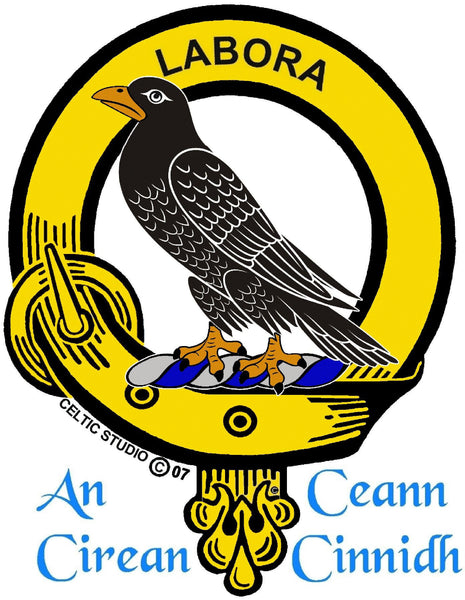 MacKie Clan Crest Earrings