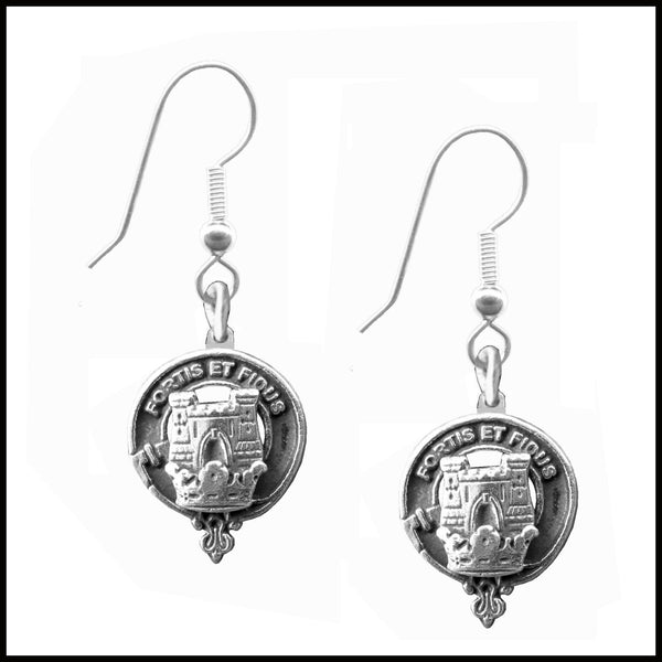 MacLachlan Clan Crest Earrings