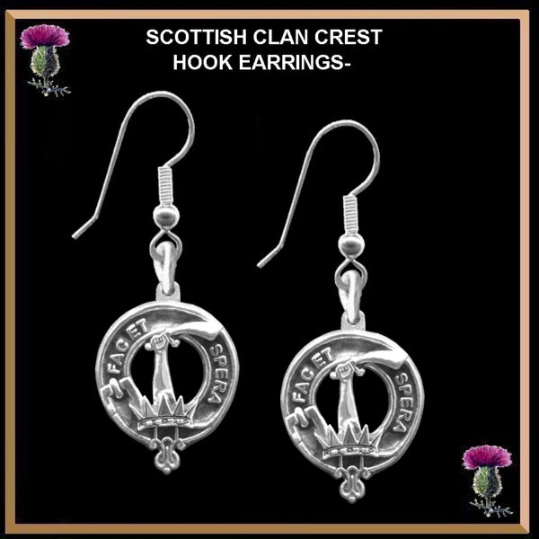 Matheson Clan Crest Earrings