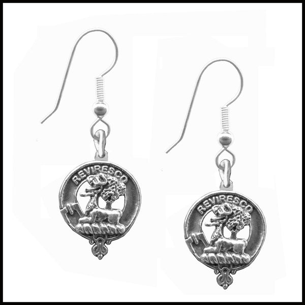 Maxwell Clan Crest Earrings