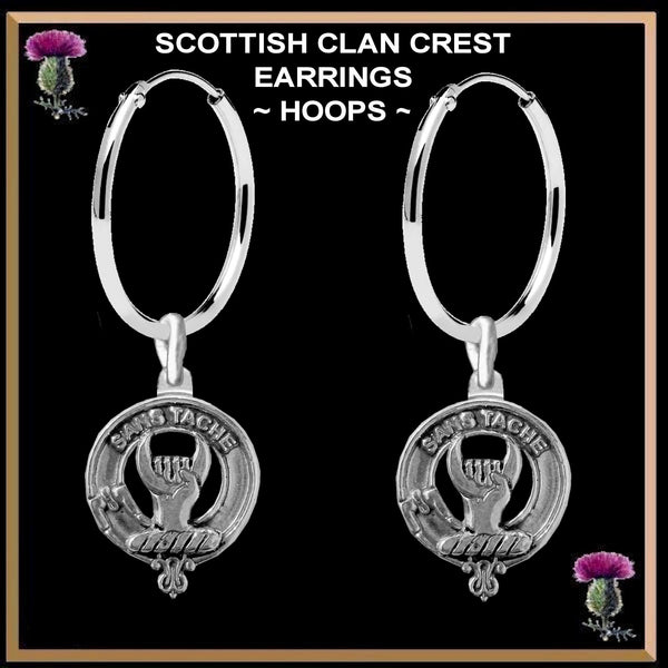 Napier Clan Crest Earrings