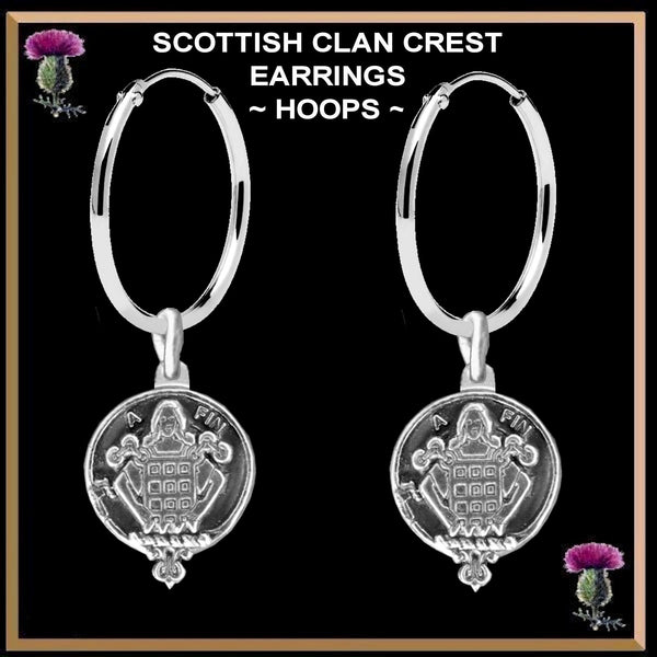 Ogilvie Clan Crest Earrings