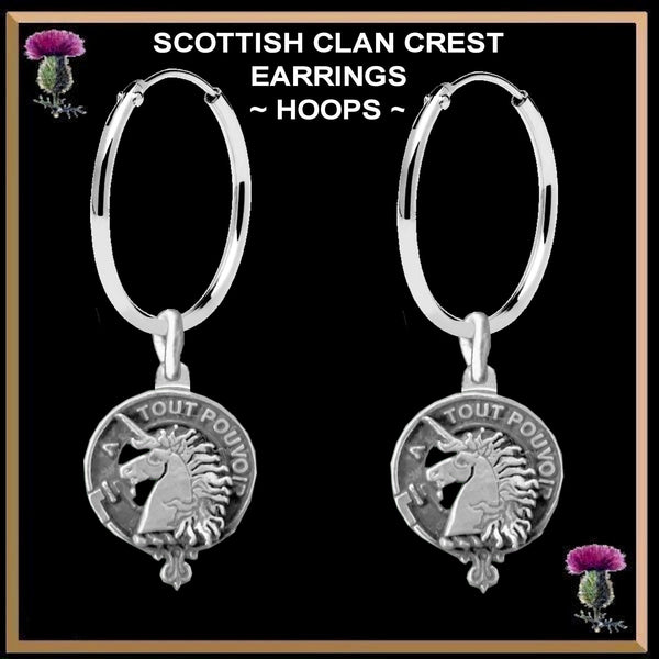 Oliphant Clan Crest Earrings