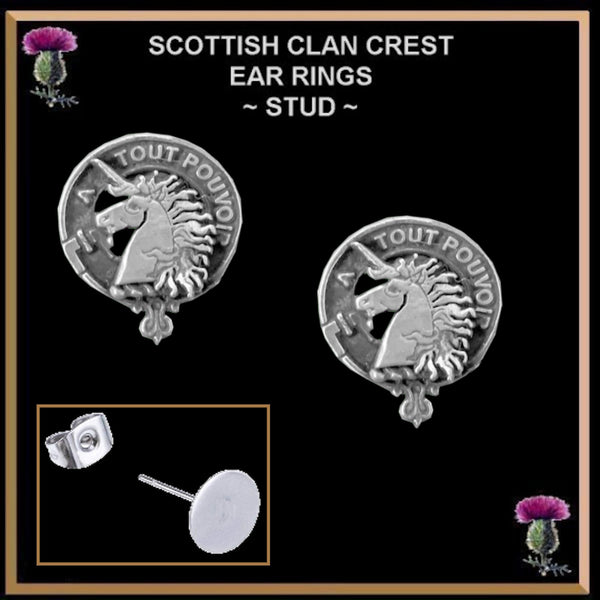 Oliphant Clan Crest Earrings