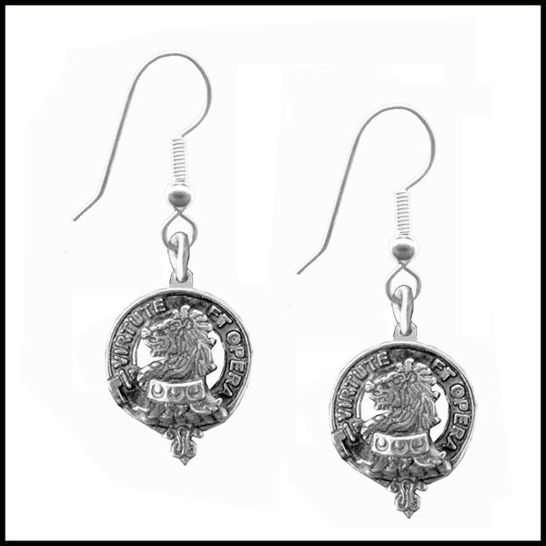 Pentland Clan Crest Earrings