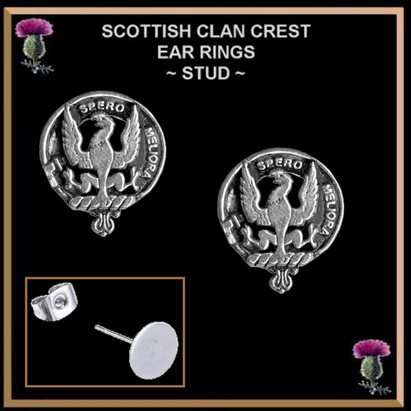 Sandilands Clan Crest Earrings