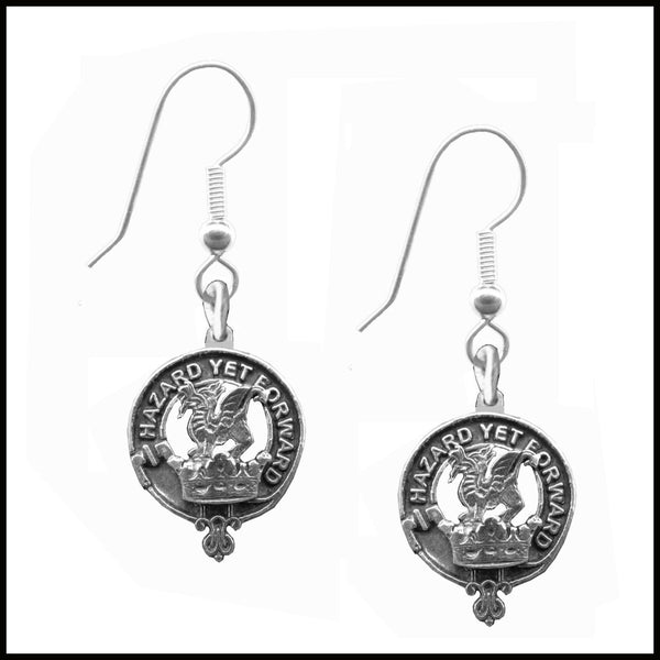 Seton Clan Crest Earrings