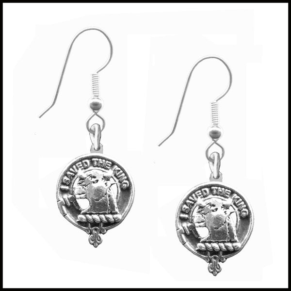Turnbull Clan Crest Earrings