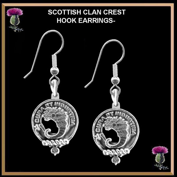 Walker Clan Crest Earrings