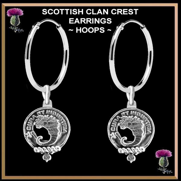 Walker Clan Crest Earrings