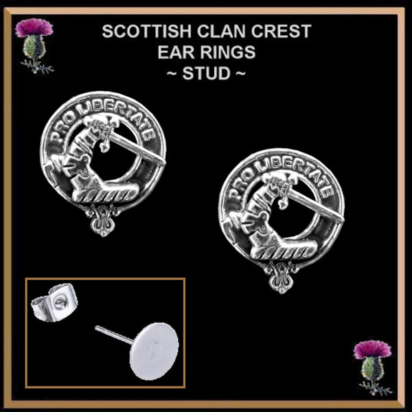 Wallace Clan Crest Earrings