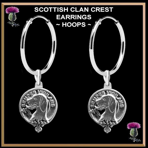 Wilson Clan Crest Earrings