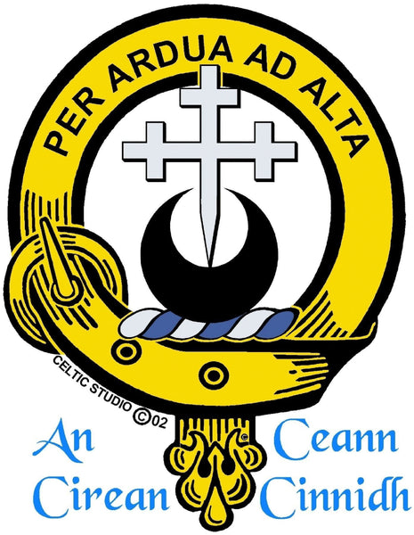 Hannay Scottish Clan Embroidered Crest