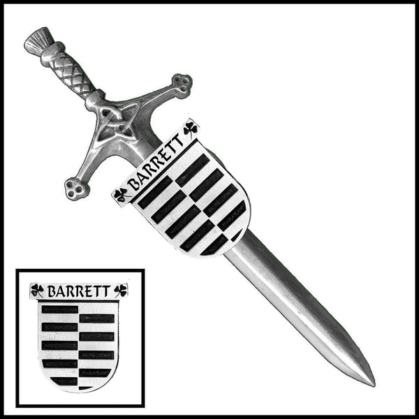 Barrett Irish Coat of Arms Shield Kilt Pin ~ ISLKP