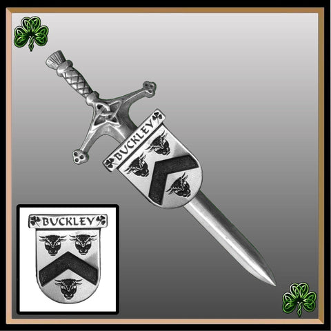 Buckley Irish Coat of Arms Shield Kilt Pin ~ ISLKP