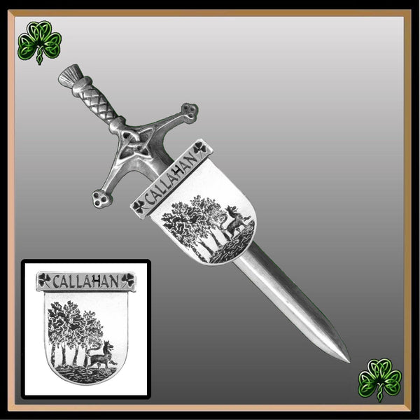 Callahan Irish Coat of Arms Shield Kilt Pin ~ ISLKP