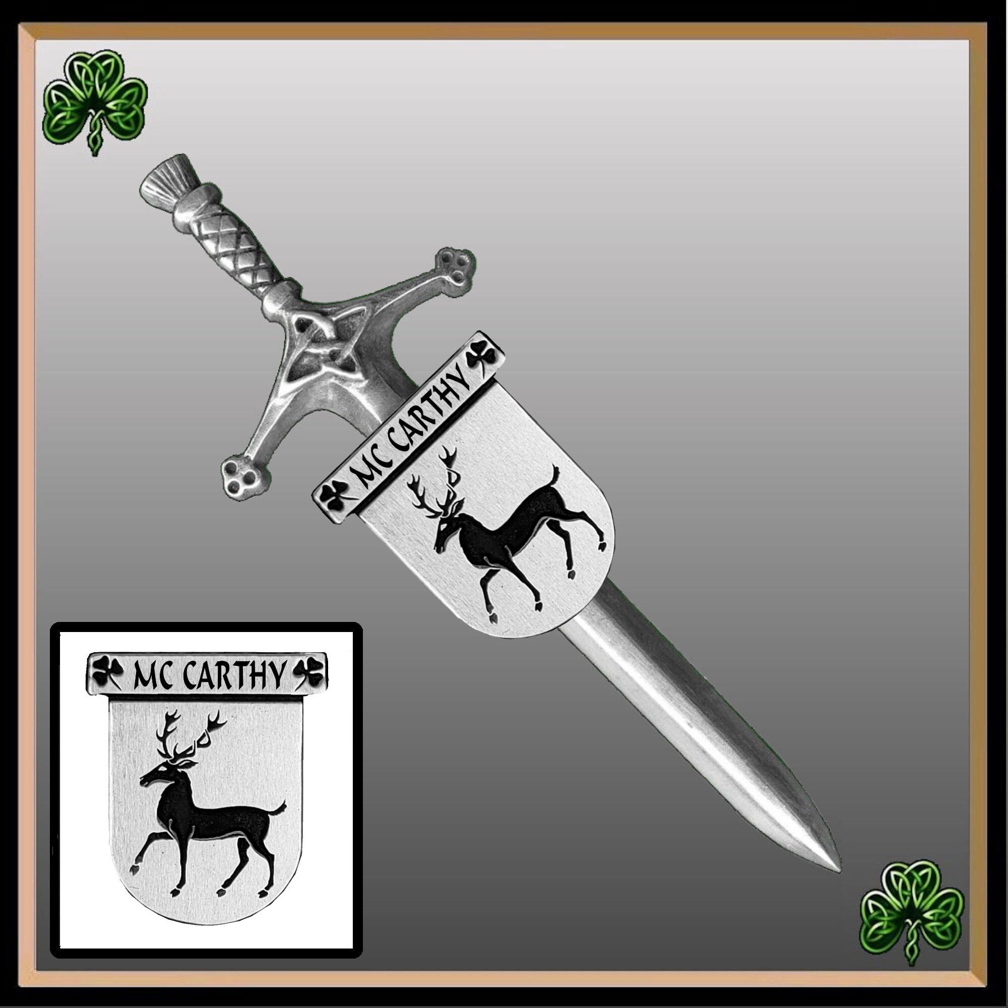 McCarthy Irish Coat of Arms Shield Kilt Pin ~ ISLKP