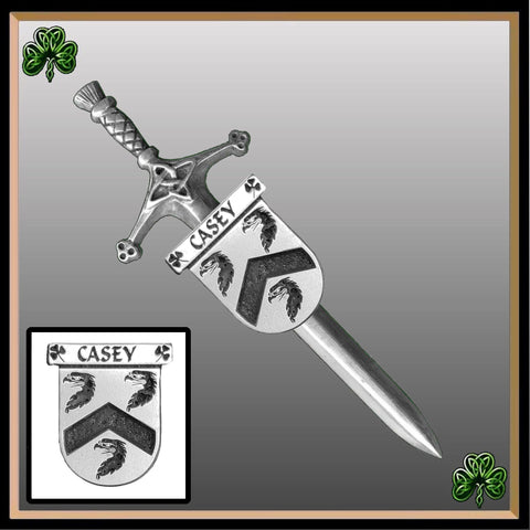 Casey Irish Coat of Arms Shield Kilt Pin ~ ISLKP