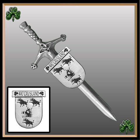 McCausland Irish Coat of Arms Shield Kilt Pin ~ ISLKP