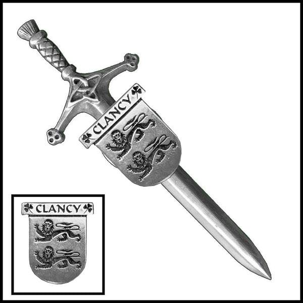 Clancy Irish Coat of Arms Shield Kilt Pin ~ ISLKP