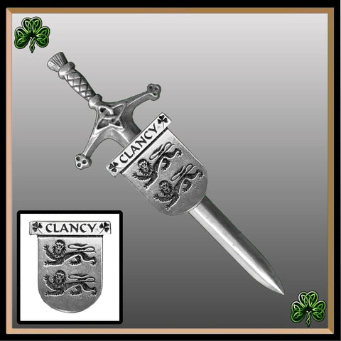 Clancy Irish Coat of Arms Shield Kilt Pin ~ ISLKP