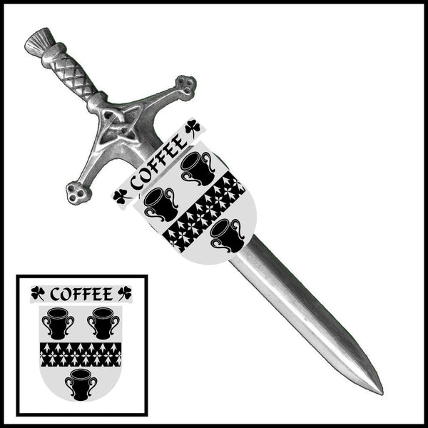Coffee Irish Coat of Arms Shield Kilt Pin ~ ISLKP