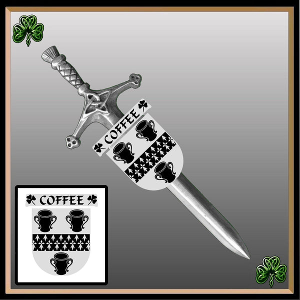 Coffee Irish Coat of Arms Shield Kilt Pin ~ ISLKP