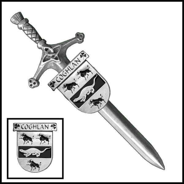 Coghlan Irish Coat of Arms Shield Kilt Pin ~ ISLKP