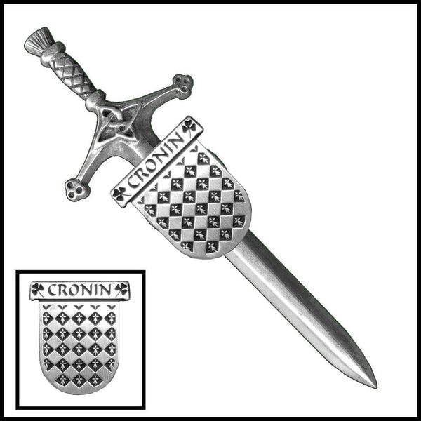 Cronin Irish Coat of Arms Shield Kilt Pin ~ ISLKP