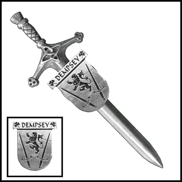 Dempsey Irish Coat of Arms Shield Kilt Pin ~ ISLKP