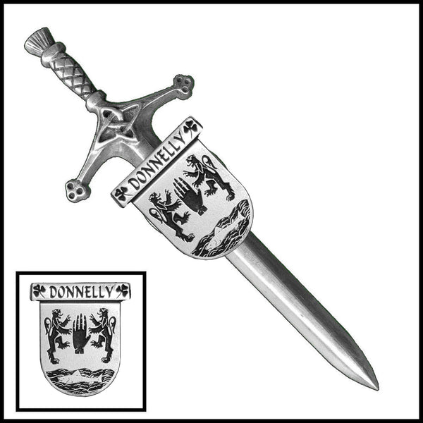 Donnelly Irish Coat of Arms Shield Kilt Pin ~ ISLKP