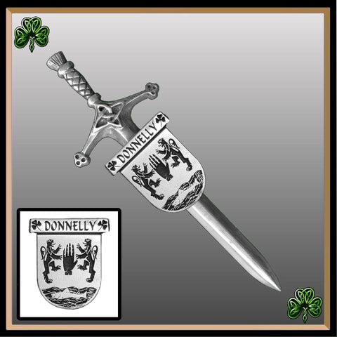 Donnelly Irish Coat of Arms Shield Kilt Pin ~ ISLKP
