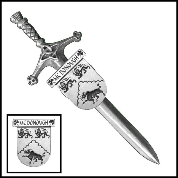 McDonough Irish Coat of Arms Shield Kilt Pin ~ ISLKP
