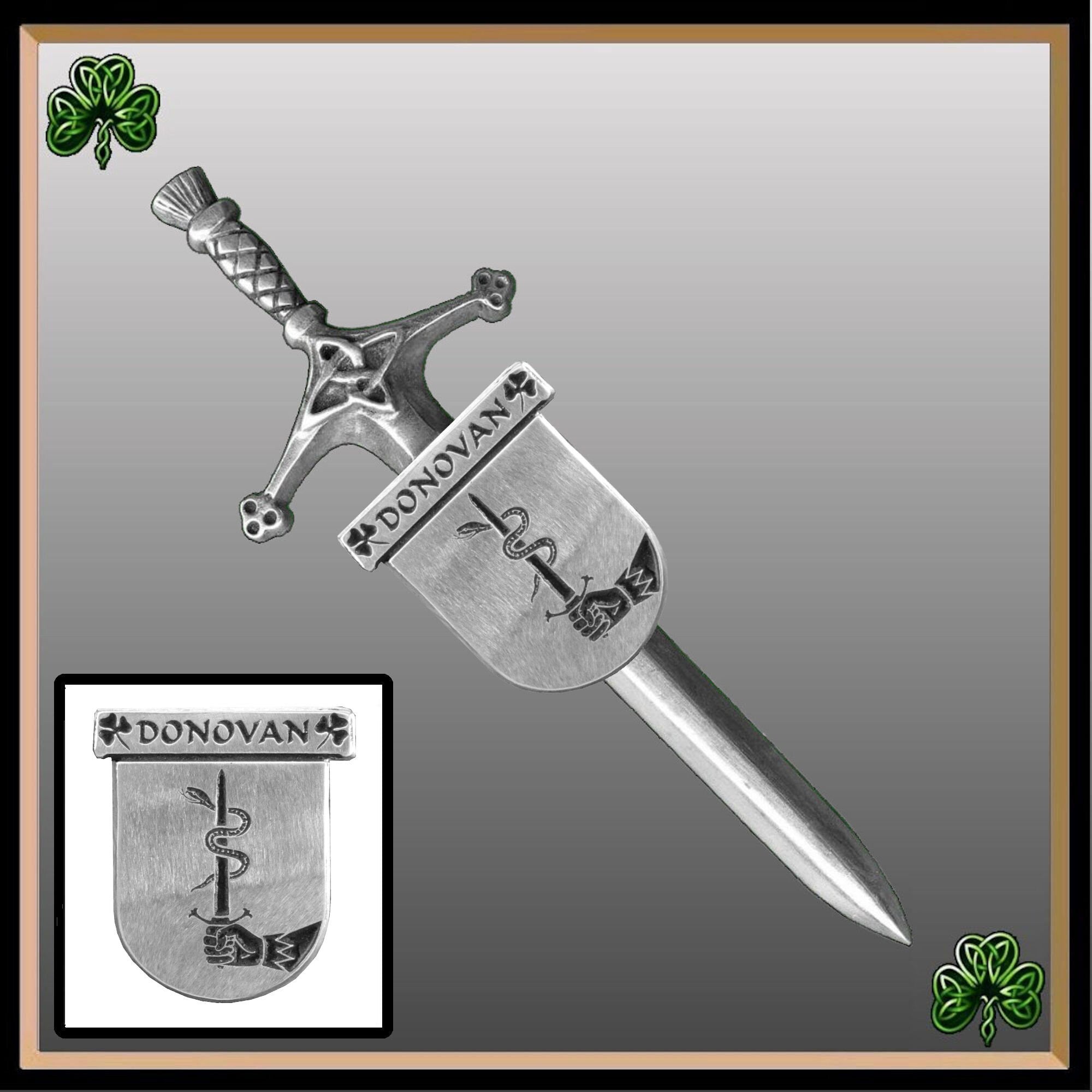 Donovan Irish Coat of Arms Shield Kilt Pin ~ ISLKP