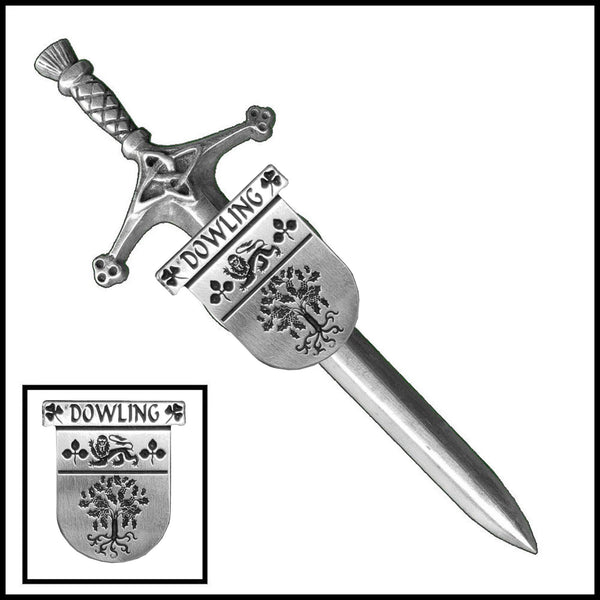 Dowling Irish Coat of Arms Shield Kilt Pin ~ ISLKP