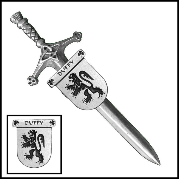 Duffy Irish Coat of Arms Shield Kilt Pin ~ ISLKP
