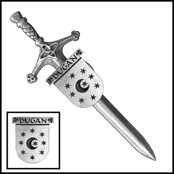 Dugan Irish Coat of Arms Shield Kilt Pin ~ ISLKP