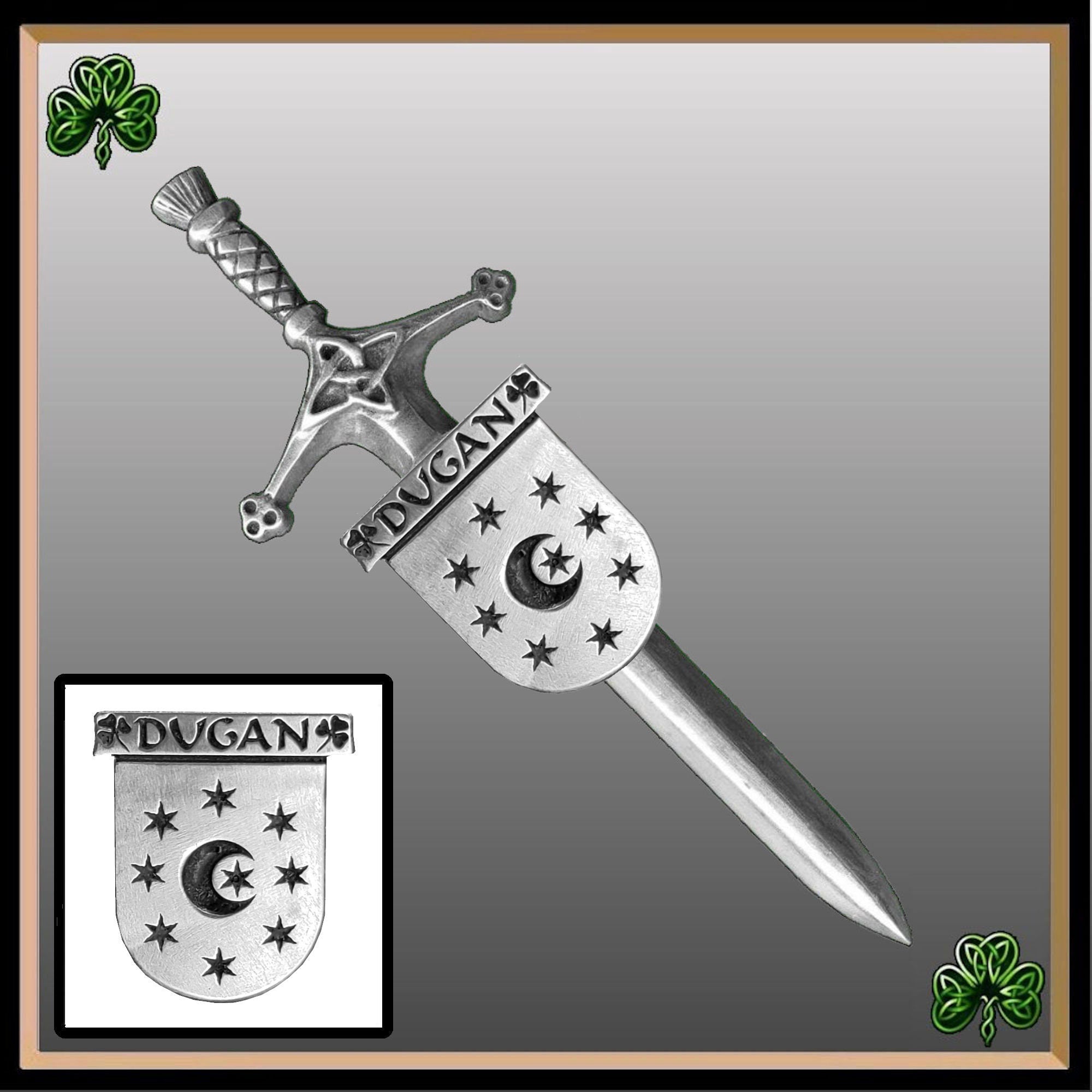 Dugan Irish Coat of Arms Shield Kilt Pin ~ ISLKP