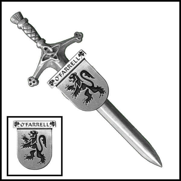 O'Farrell Irish Coat of Arms Shield Kilt Pin ~ ISLKP