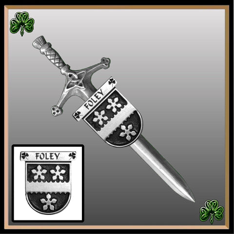 Foley Irish Coat of Arms Shield Kilt Pin ~ ISLKP