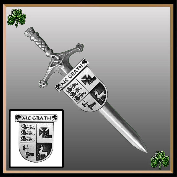McGrath Irish Coat of Arms Shield Kilt Pin ~ ISLKP
