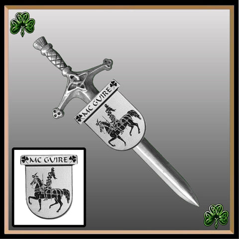 McGuire Irish Coat of Arms Shield Kilt Pin ~ ISLKP