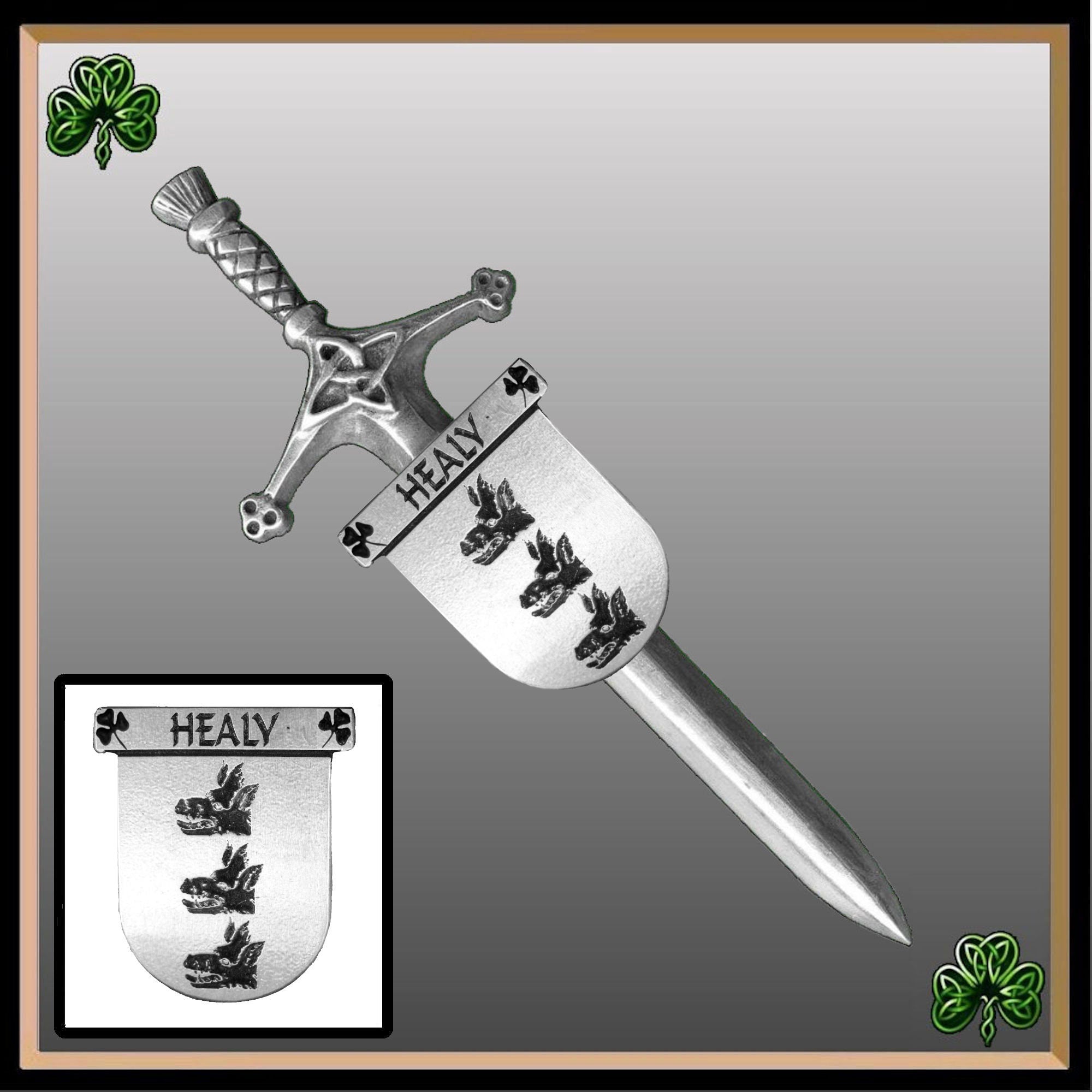 Healy Irish Coat of Arms Shield Kilt Pin ~ ISLKP